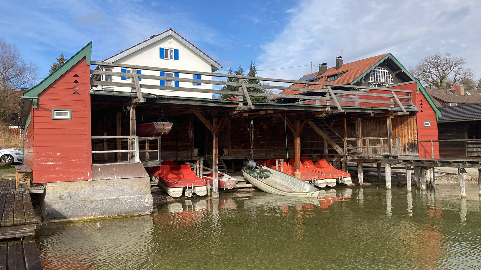 Bade- und Bootshaus von 1928 in Schondorf